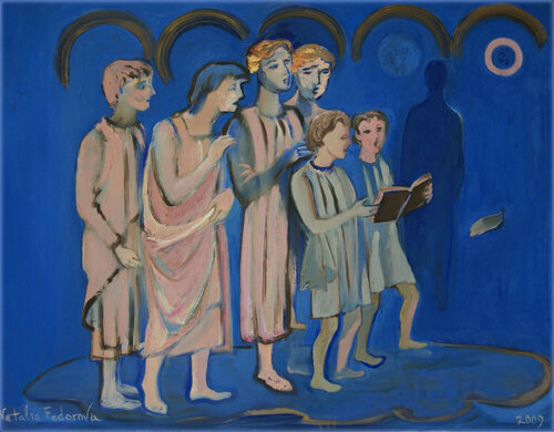 Funeral Song by Natalia Fedorova, 絵画 for Sale on Singulart