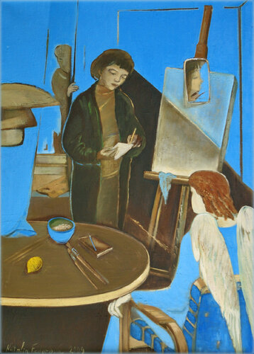 Self portratit de Natalia Fedorova, Pintura a la venta en Singulart