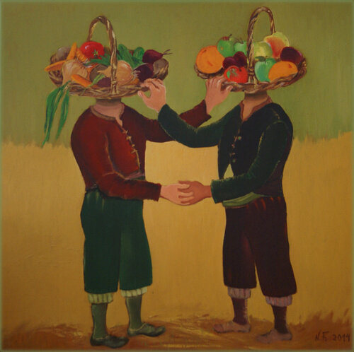 The bargain de Natalia Fedorova, Pintura a la venta en Singulart