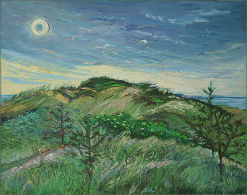 Denmark's coast by Natalia Fedorova, Painting for Sale on Singulart