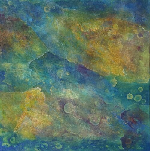 Sunrise in the mountains par Marusya Boycheva, Peinture en vente sur Singulart