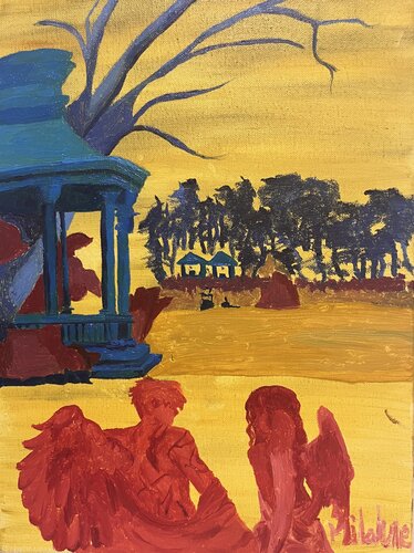 Les Anges d’Ocre de Ludmila Clain, Pintura a la venta en Singulart