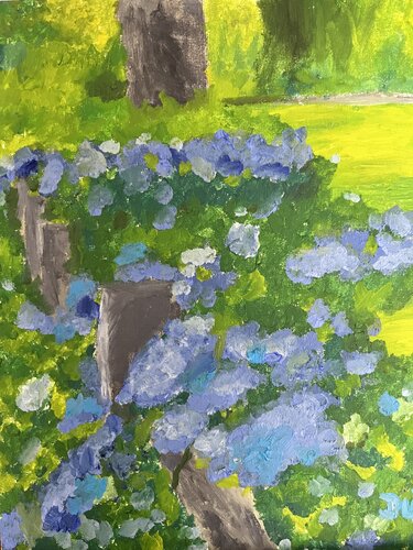 Floraison by Ludmila Clain, 絵画 for Sale on Singulart