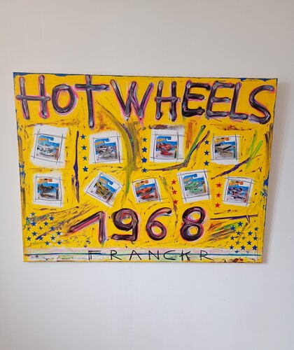 Hot Wheels 1968 van Franck Rivoal, Schilderij te koop op Singulart