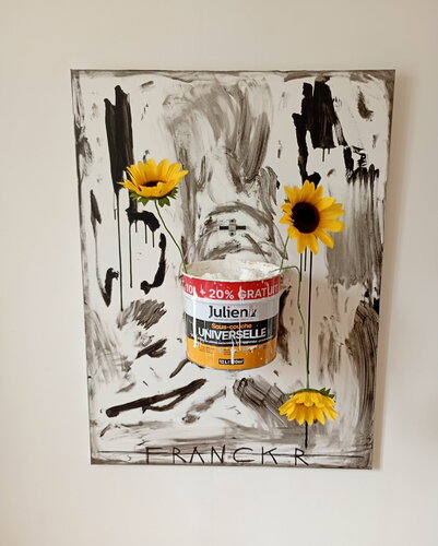 Les tournesols by Franck Rivoal, Painting for Sale on Singulart