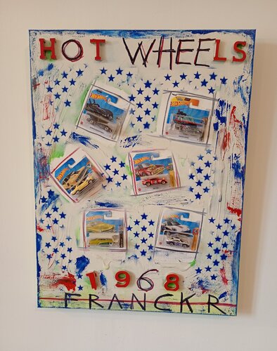 Hot Wheels 1968 by Franck Rivoal, Painting for Sale on Singulart
