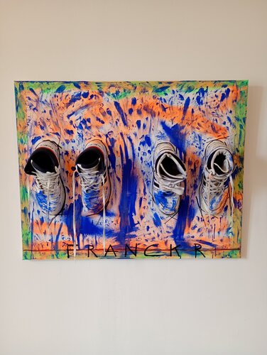 Un père et un fils di Franck Rivoal, Pittura in vendita su Singulart