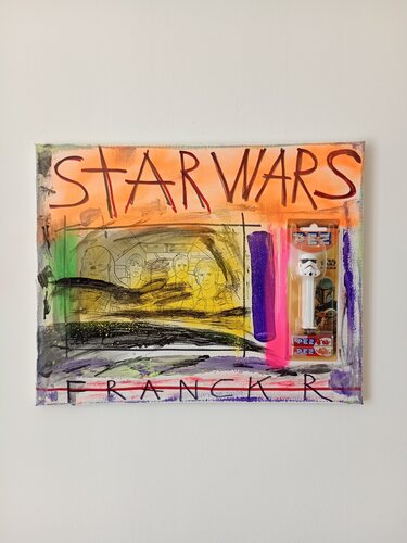 " Star Wars Pez Stormtrooper  " by Franck Rivoal, Painting for Sale on Singulart