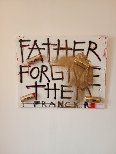 Father Forgive Them by Franck Rivoal, 絵画 for Sale on Singulart
