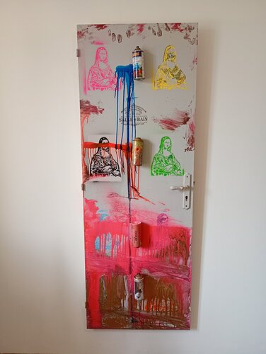 La Joconde à travers la porte des siècles by Franck Rivoal, Other Media for Sale on Singulart
