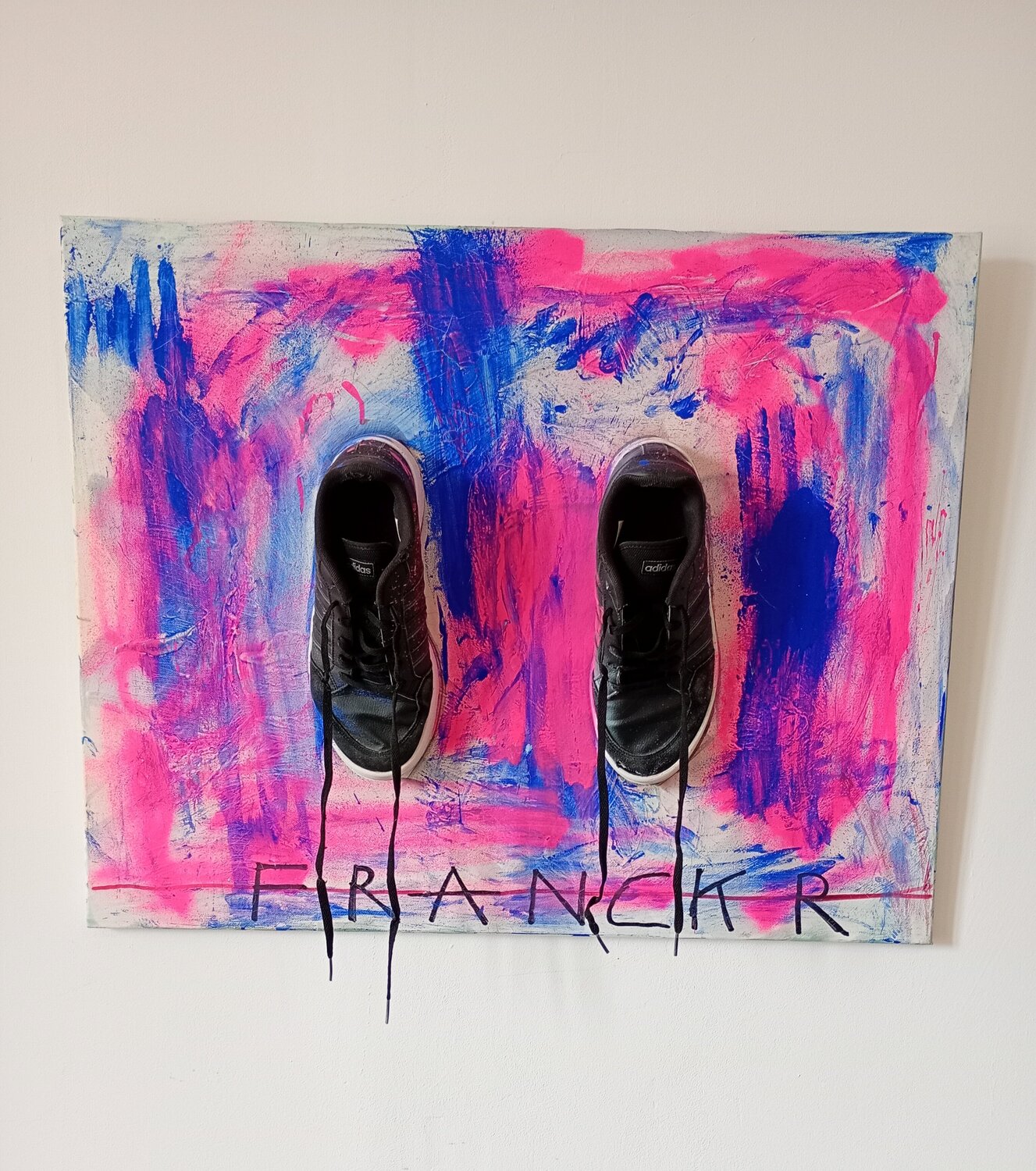 Black Adidas Franck Rivoal Peinture originale à vendre