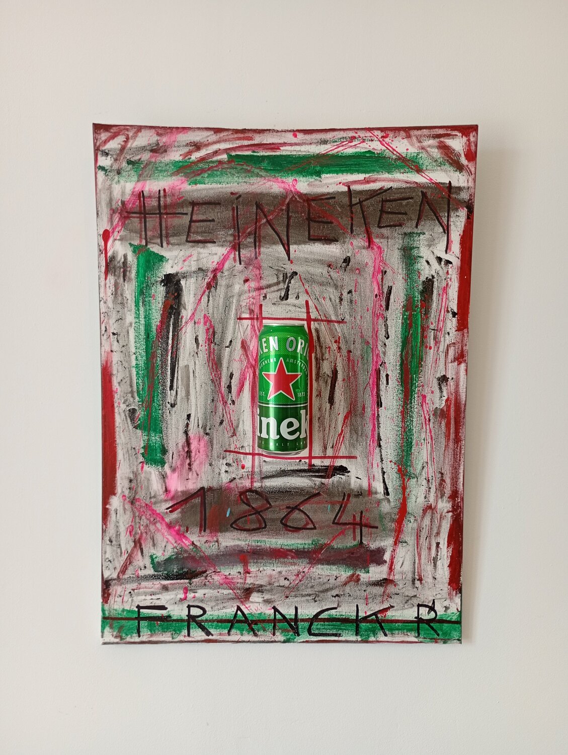 Heineken 1864 Franck Rivoal Originalgemälde zu verkaufen