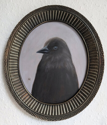 Meine Amsel di Hanna Remestvenska, Pittura in vendita su Singulart
