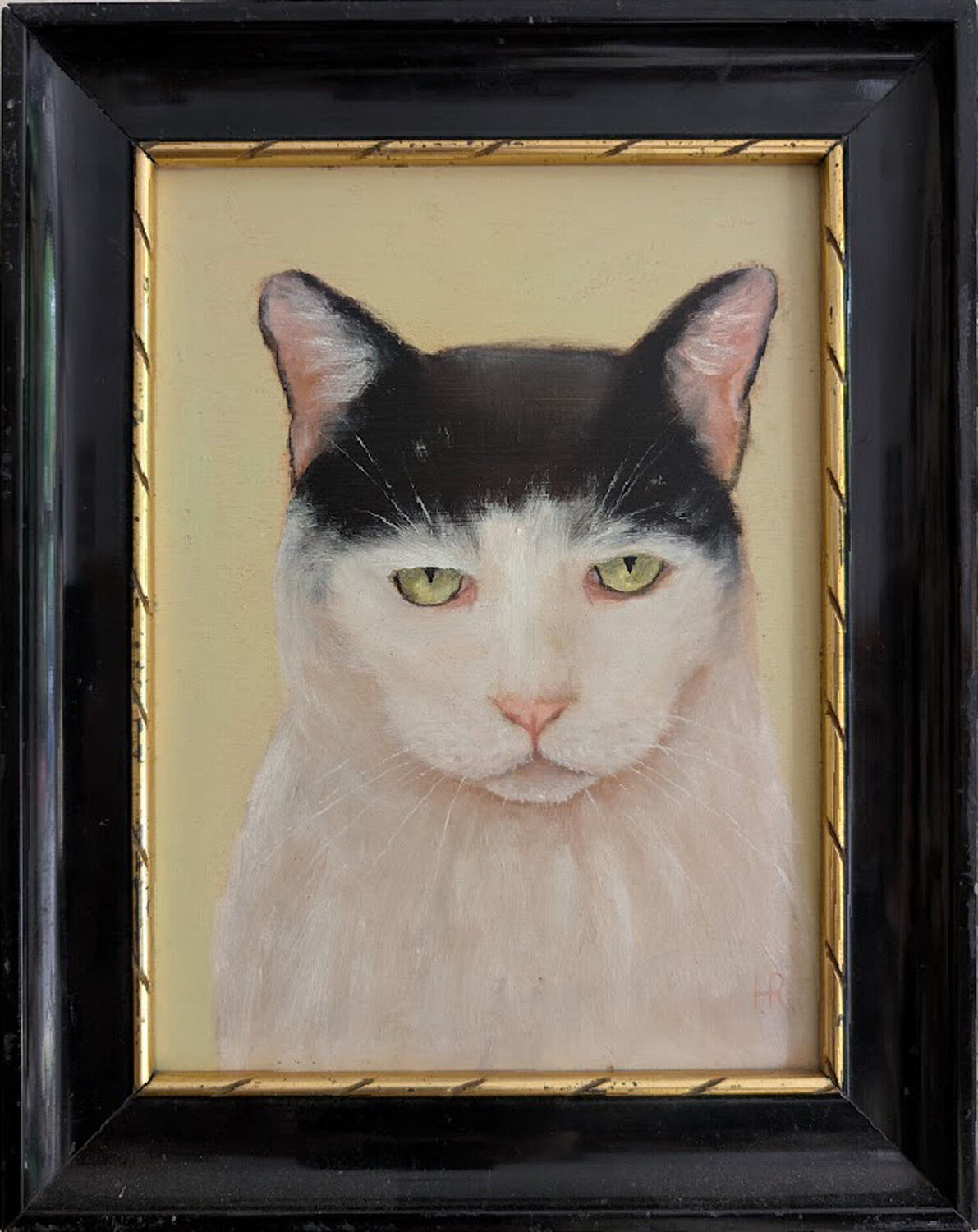 Die Katze von Nachbarn Hanna Remestvenska Origineel schilderij te koop