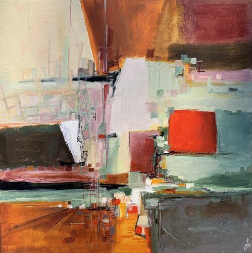 Reliés by Christelle Veron Cherbonnier, Painting for Sale on Singulart