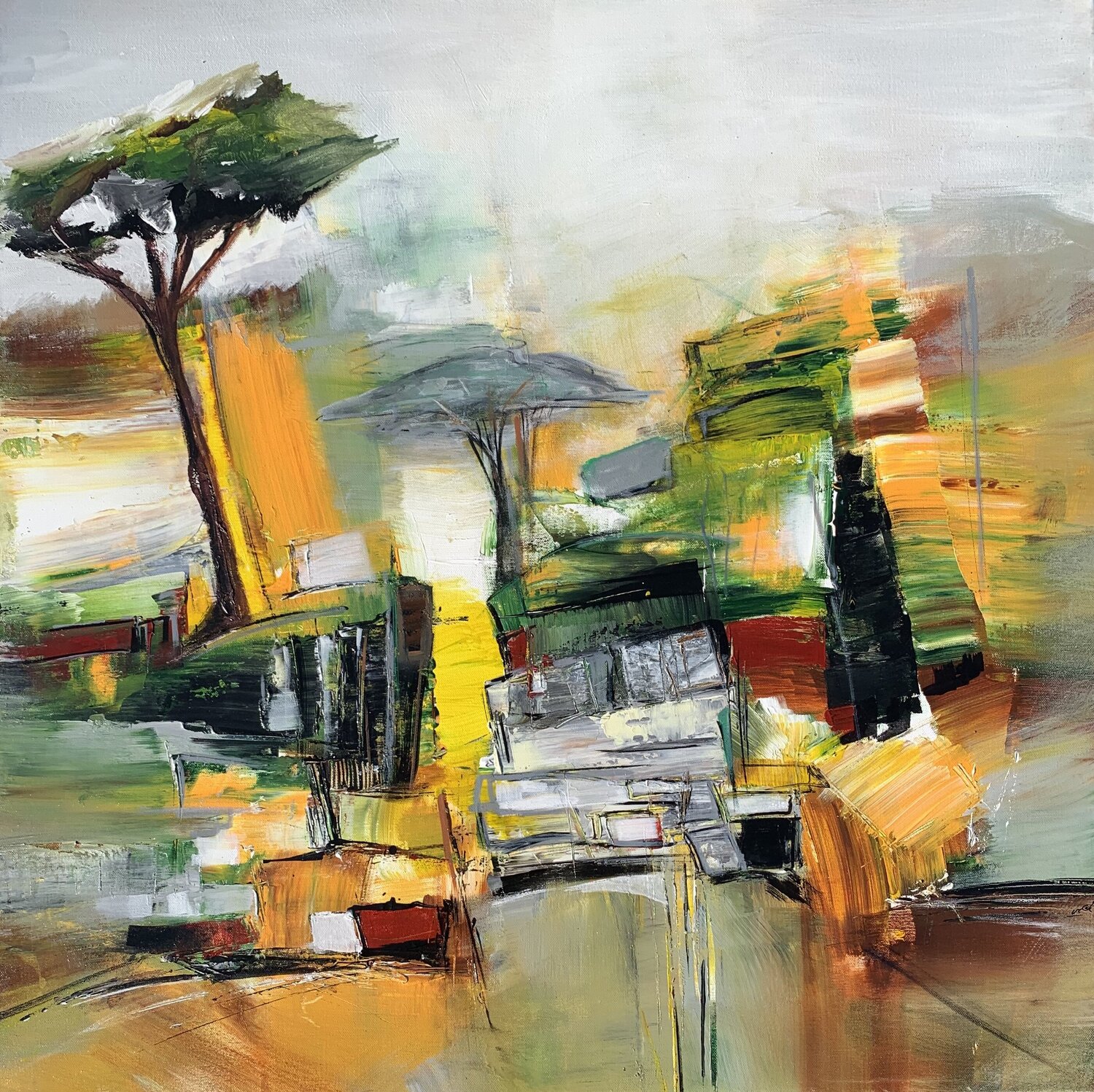 Rift Valley Christelle Veron Cherbonnier Pintura original en venta