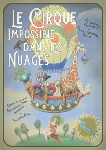 Le Cirque Impossible Dans Les Nuages by Marcus Cotton, デジタル for Sale on Singulart