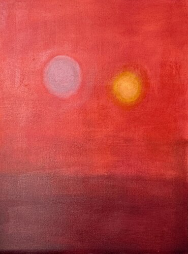 The Garden of Twin Stars by Christopher Lee Chang, Painting for Sale on Singulart