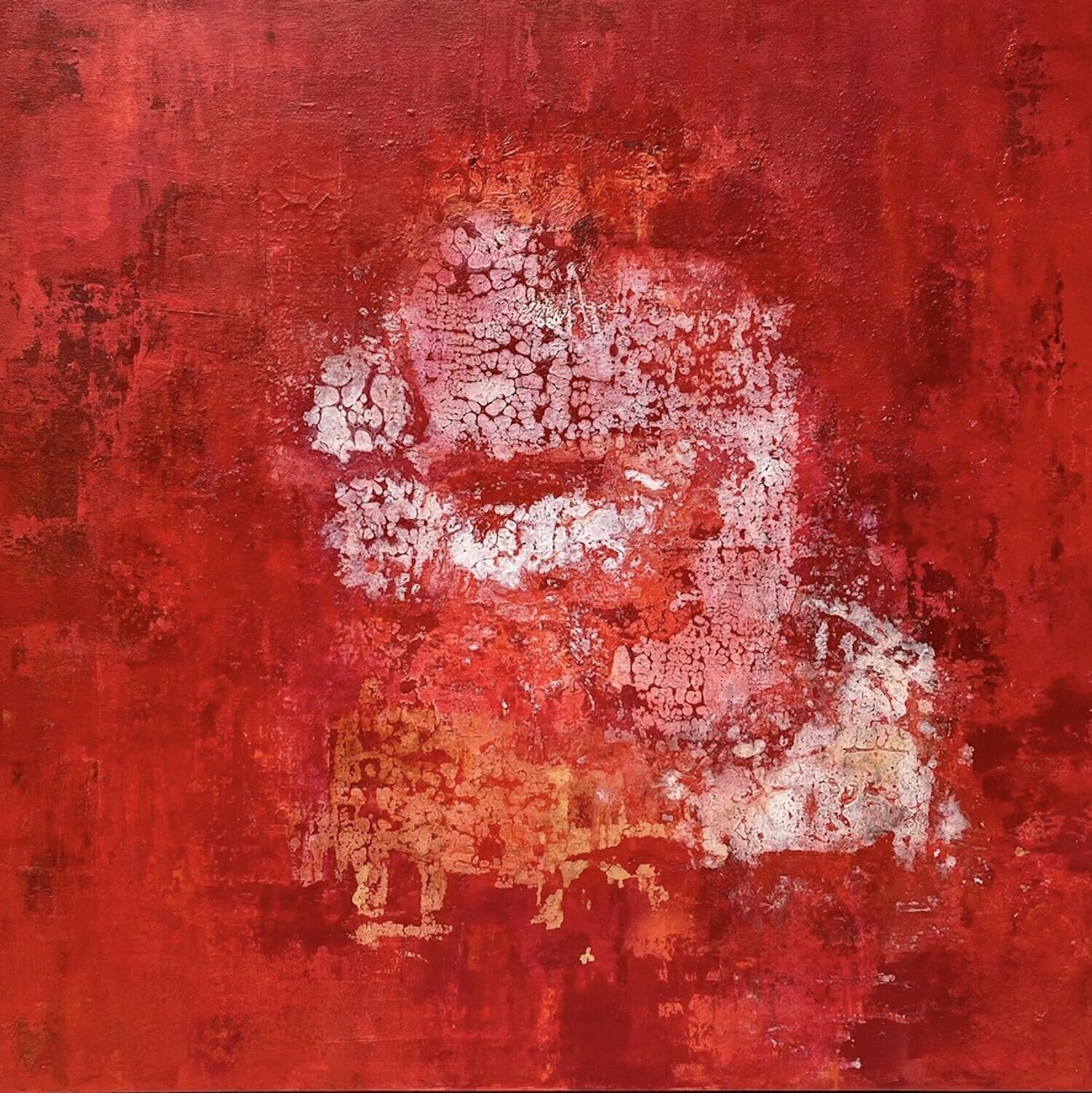 Red Topaz Sabine Leclercq Haanaes Original painting for sale
