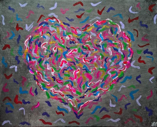 Le emozioni del cuore de Luca Ceccacci, Pintura a la venta en Singulart