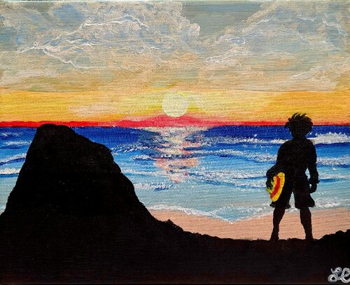 One Piece di Luca Ceccacci, Pittura in vendita su Singulart