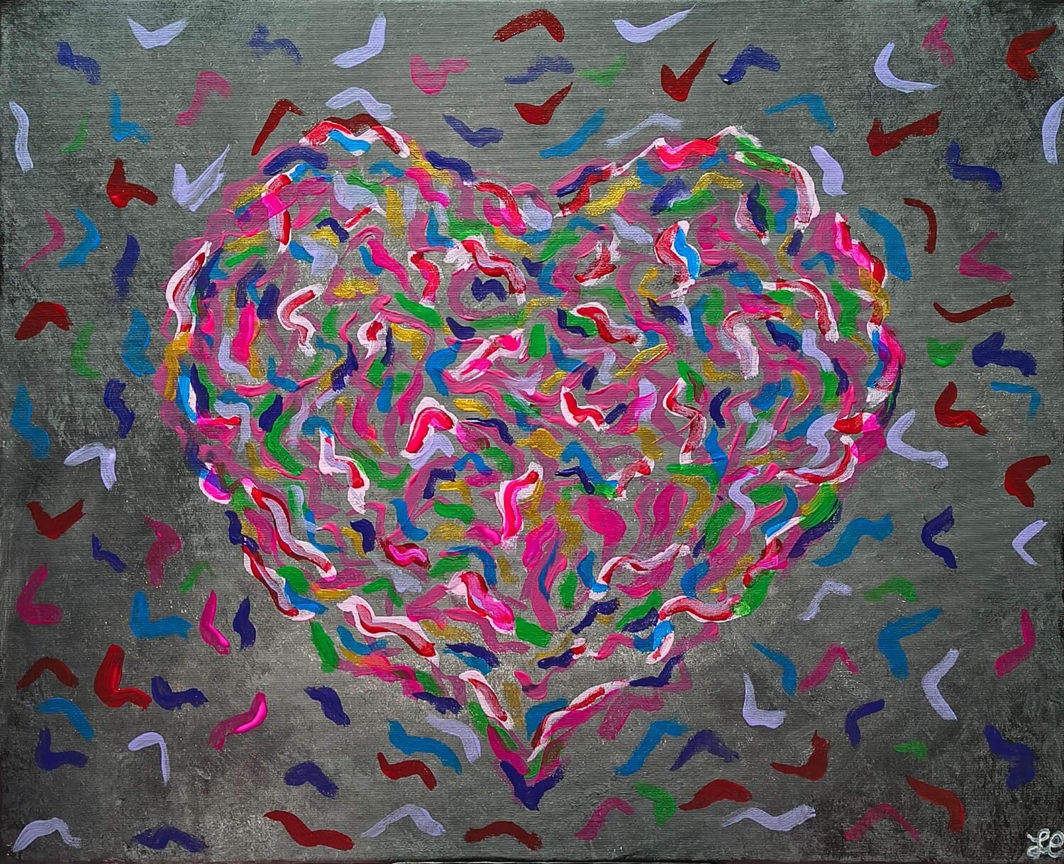 Le emozioni del cuore Luca Ceccacci Pintura original en venta