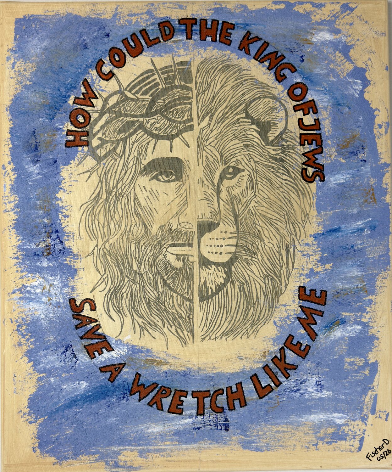 Save a Wretch Like Me Daniel Fischer Origineel schilderij te koop