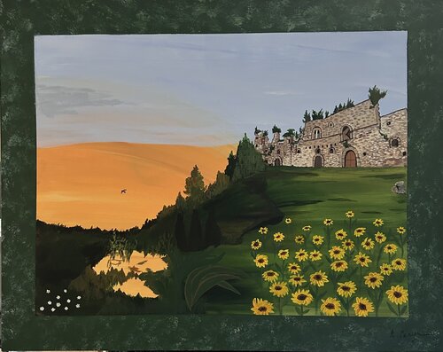 Da questa campagna altri abissi di luce de Anna Carignani, Pintura a la venta en Singulart