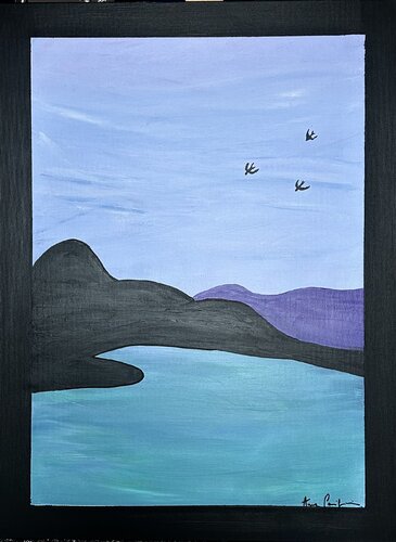 Roccia stilizzata de Anna Carignani, Pintura a la venta en Singulart