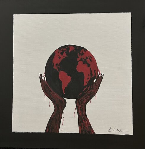 Mi fa male il mondo de Anna Carignani, Pintura a la venta en Singulart