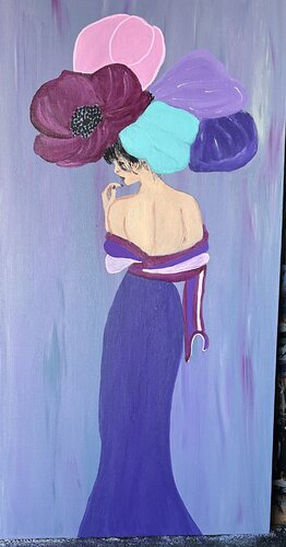 Un fiore di donna de Anna Carignani, Pintura a la venta en Singulart