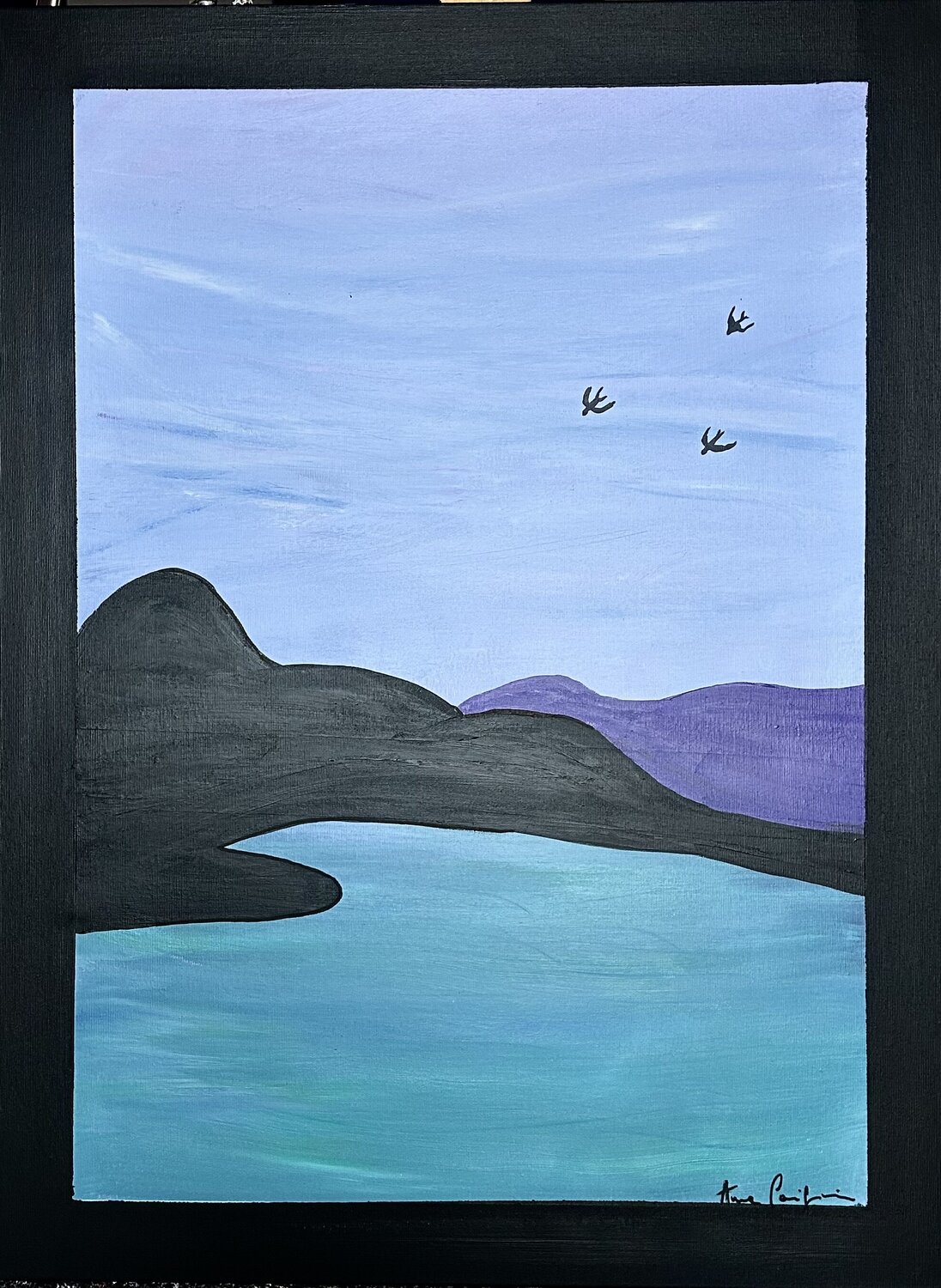 Roccia stilizzata Anna Carignani Pintura original en venta