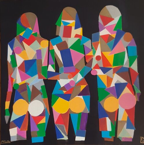 Die Geometrie der Körper by Martin Christoph Löw, Painting for Sale on Singulart