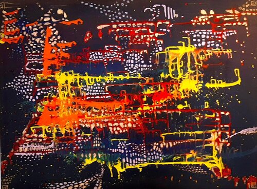 Whitch Way par Martin Christoph Löw, Peinture en vente sur Singulart