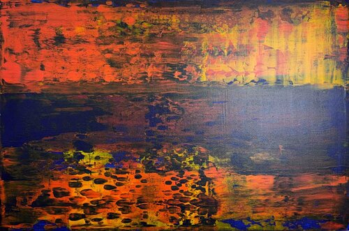 Reflection of Calmness van Shakuntala RKrishnaiii, Schilderij te koop op Singulart