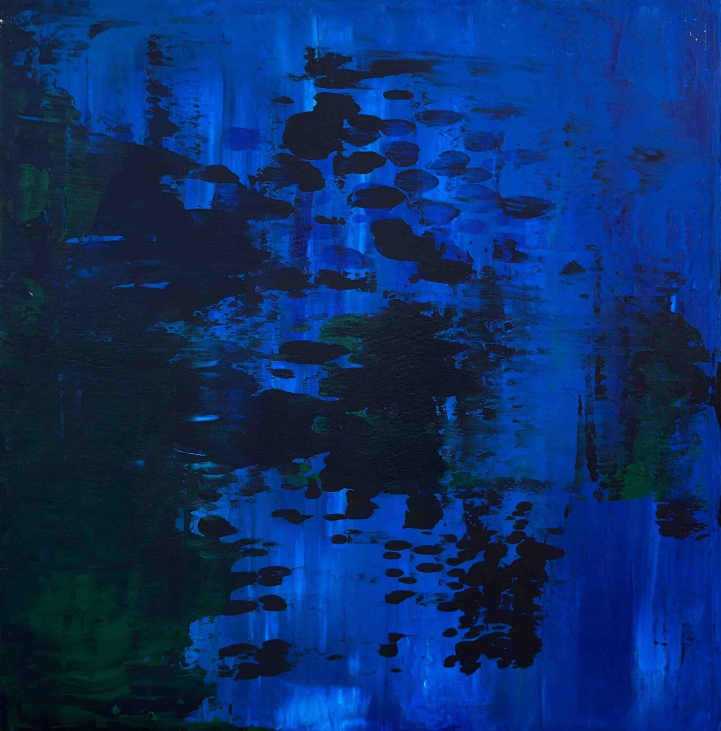 Reflection Of Calmness Shakuntala RKrishnaiii Dipinto originale in vendita