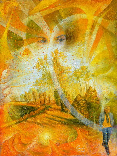 L'autunno dell'amore by Gianpaolo Cappello, Painting for Sale on Singulart