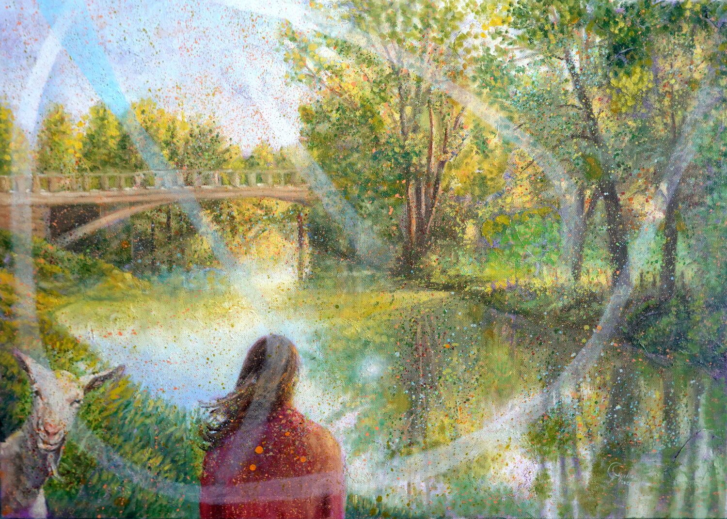 L'armonia della natura Gianpaolo Cappello Origineel schilderij te koop