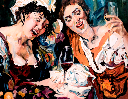 A Toast to Life par Félix Rubio Sanz, Peinture en vente sur Singulart