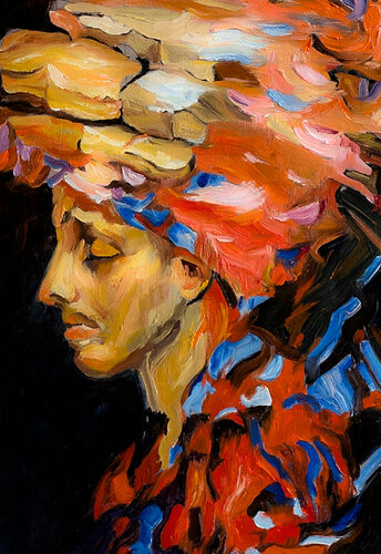 Fragmented Mind van Félix Rubio Sanz, Schilderij te koop op Singulart
