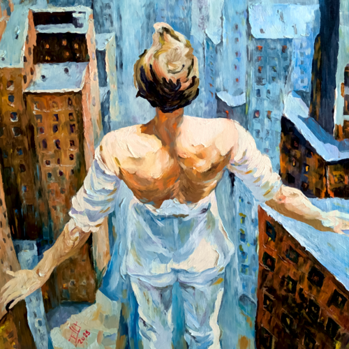 The Vertigo of Marilyn van Félix Rubio Sanz, Schilderij te koop op Singulart