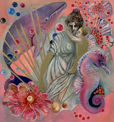 Weißer See di Marta Stratskas, Pittura in vendita su Singulart