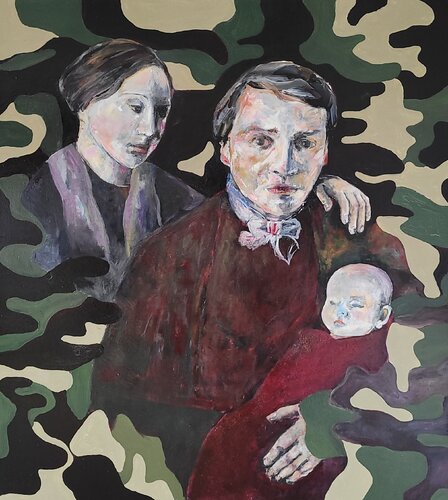 Together Forever II by Marta Stratskas, Painting for Sale on Singulart