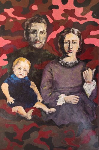 Strange Trio by Marta Stratskas, Painting for Sale on Singulart