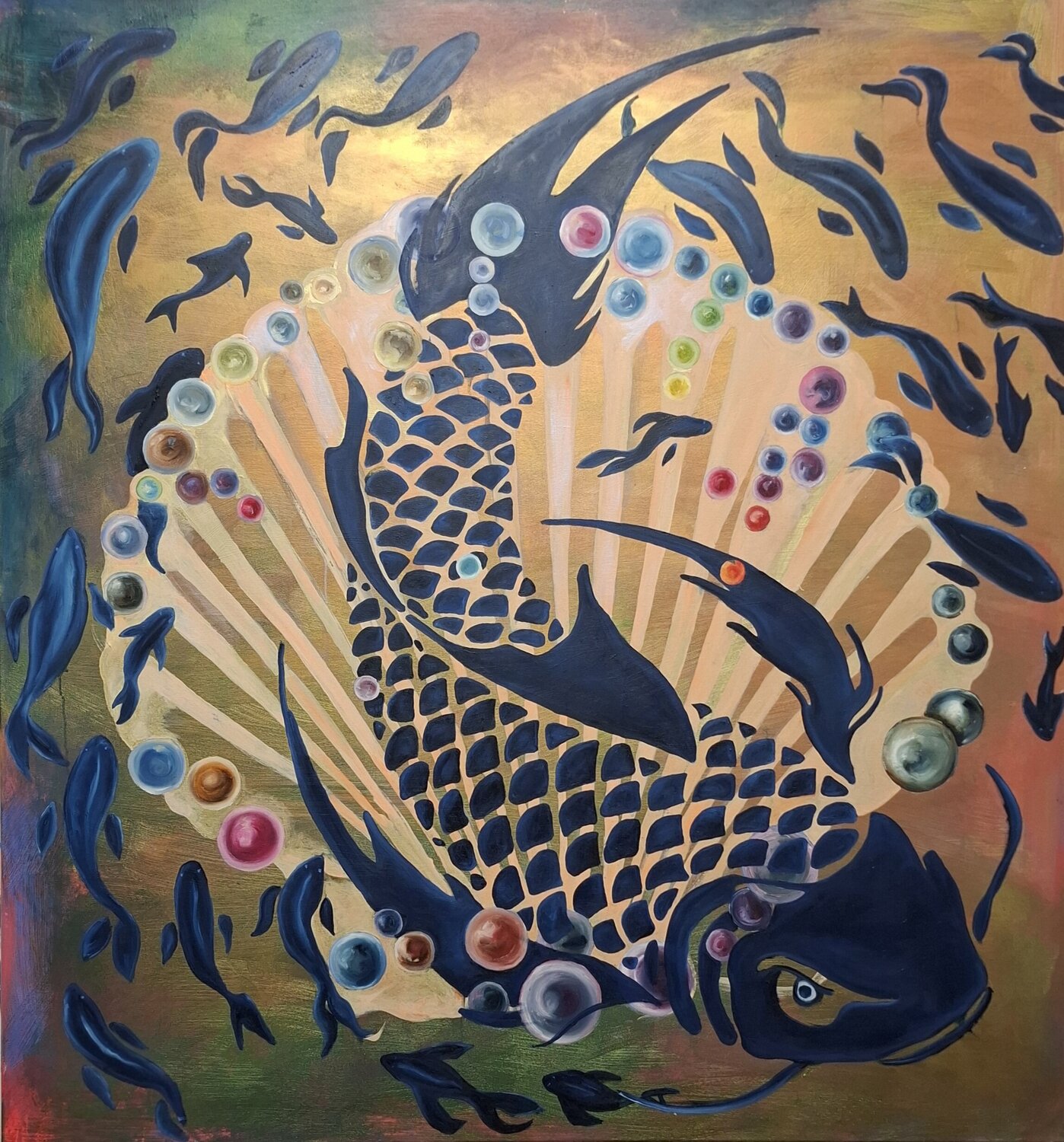 Goldensee Marta Stratskas Origineel schilderij te koop