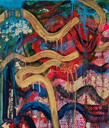 I'm good either way (Mi to rybka) by Celina Drzewiecka, Painting for Sale on Singulart