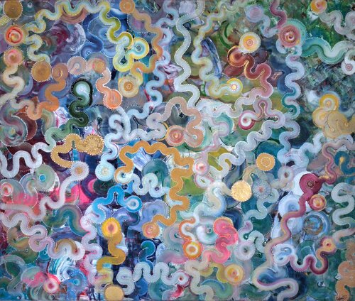 Attracting the goodness by Celina Drzewiecka, Painting for Sale on Singulart