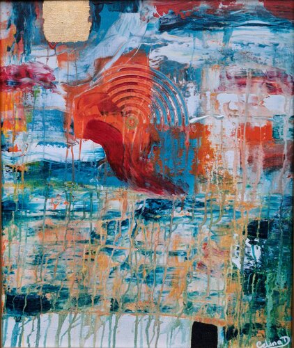 An ask to the Universe by Celina Drzewiecka, Painting for Sale on Singulart