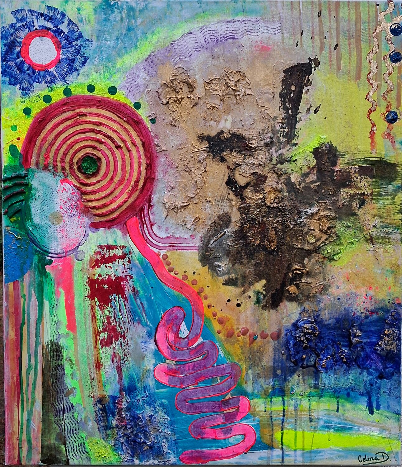 It's all you Celina Drzewiecka Origineel schilderij te koop
