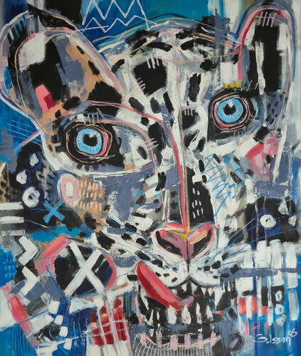 "Irbis" by Olzhas Issan, Painting for Sale on Singulart